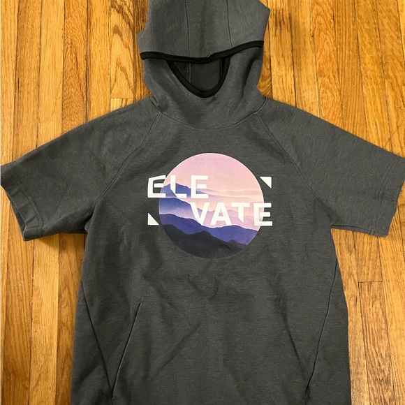 Old Navy Active YLg 10/12 Hooded shortsleeve Sweatshirt - Picture 4 of 5